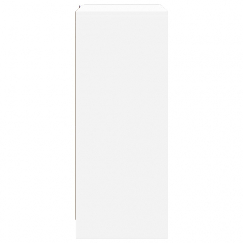 LED-Sideboard Weiß 77x34x85 cm Holzwerkstoff