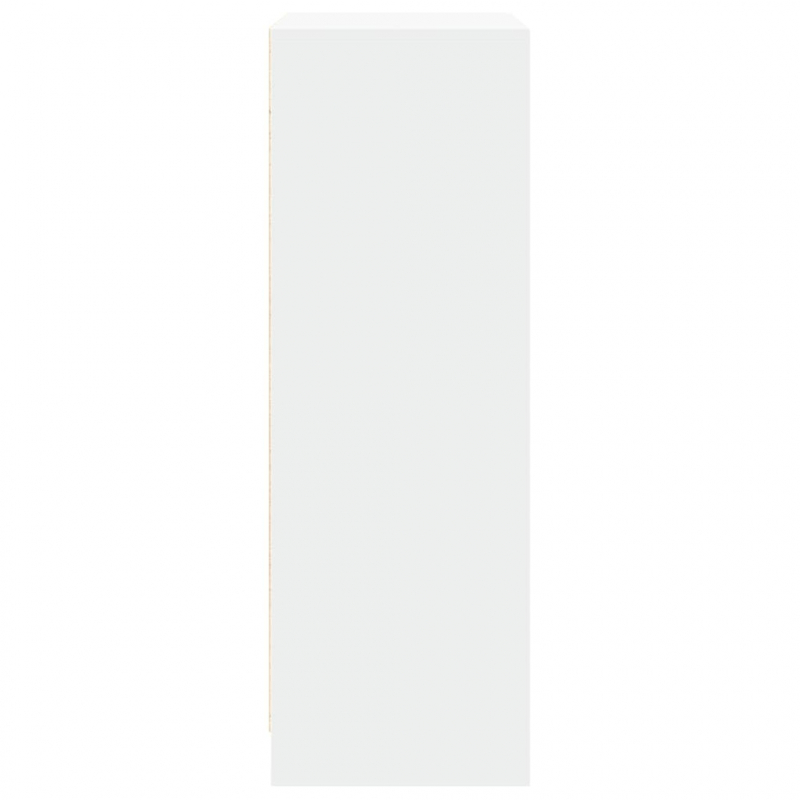 LED-Sideboard Weiß 77x34x100 cm Holzwerkstoff