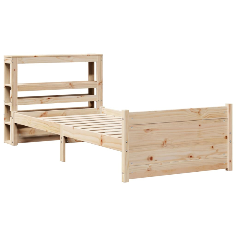 Bettgestell mit Kopfteil ohne Matratze 90x200 cm