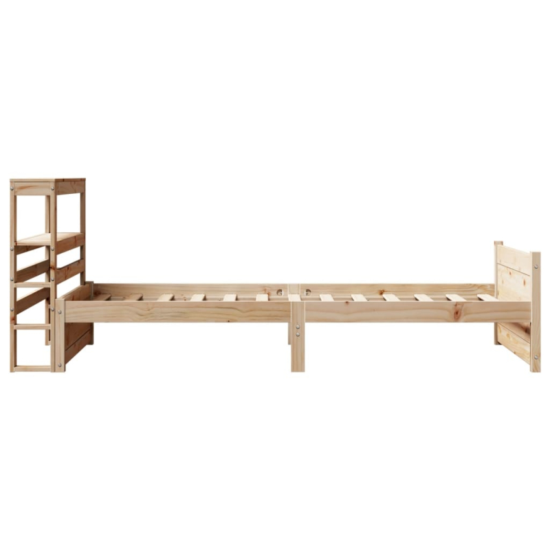 Bettgestell mit Kopfteil ohne Matratze 90x200 cm
