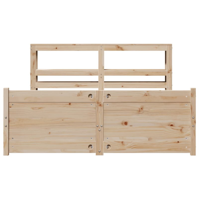 Bettgestell mit Kopfteil ohne Matratze 160x200 cm