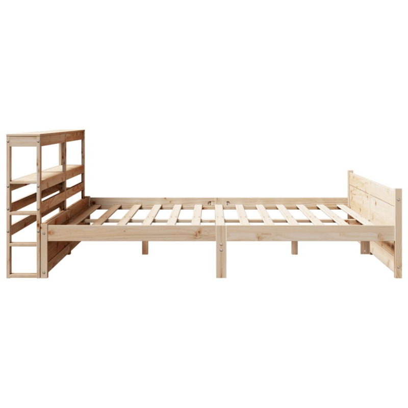 Bettgestell mit Kopfteil ohne Matratze 200x200 cm