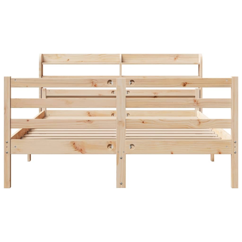 Bettgestell mit Kopfteil ohne Matratze 160x200 cm