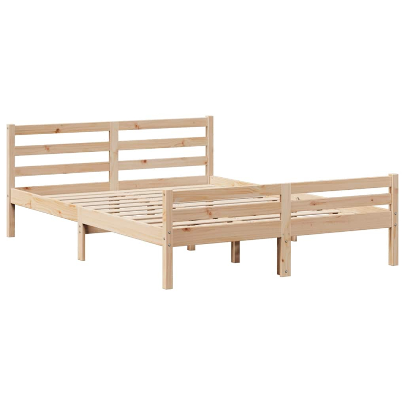 Bettgestell mit Kopfteil ohne Matratze 160x200 cm