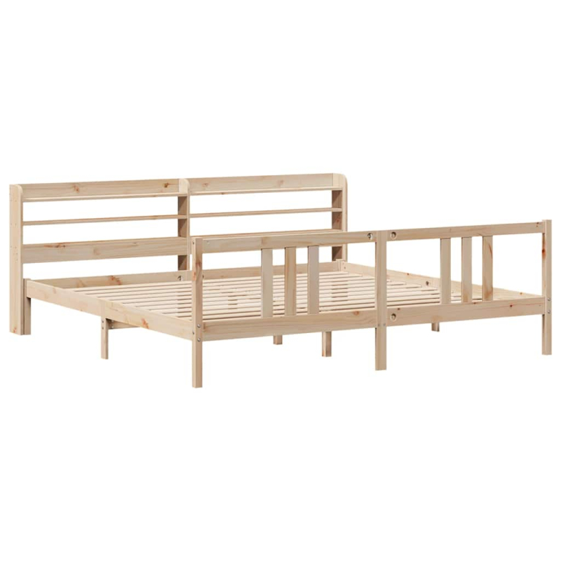 Bettgestell mit Kopfteil ohne Matratze 180x200 cm