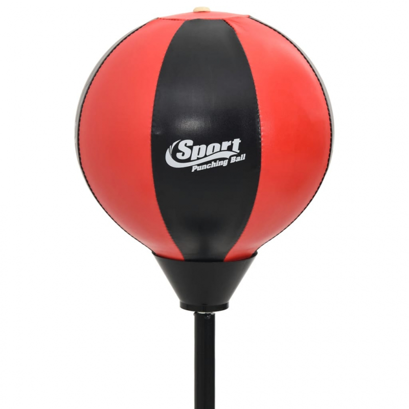 Punchingball mit Ständer, Handschuhen & Pumpe 81-122 cm