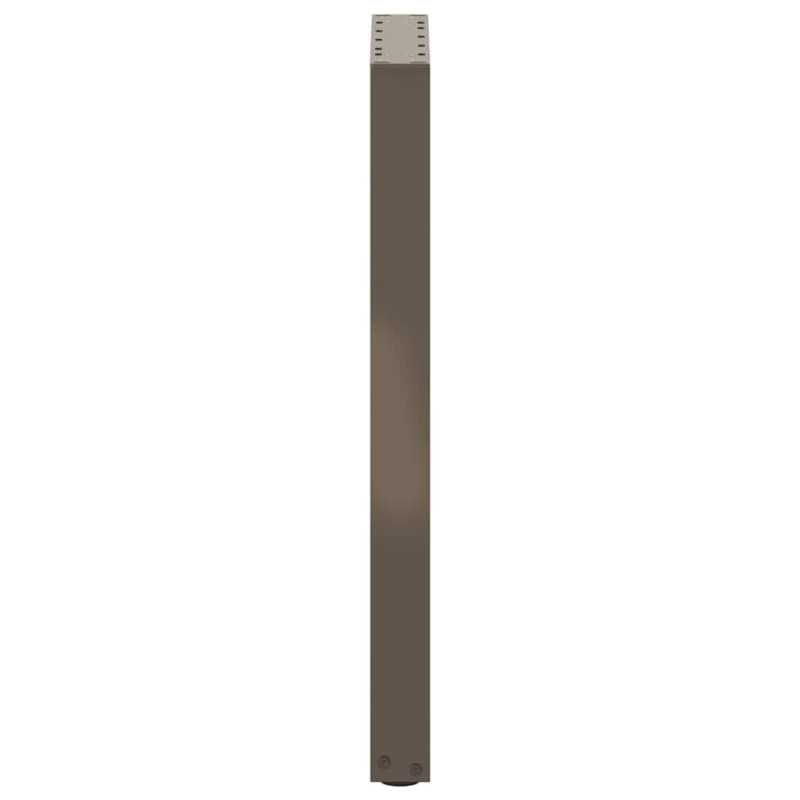 Couchtischbeine U-Form 2 Stk. Naturstahl 28x(72-73) cm Stahl