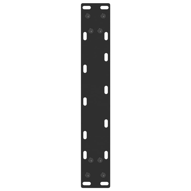 Couchtischbeine U-Form 2 Stk. Schwarz 38x(72-73) cm Stahl