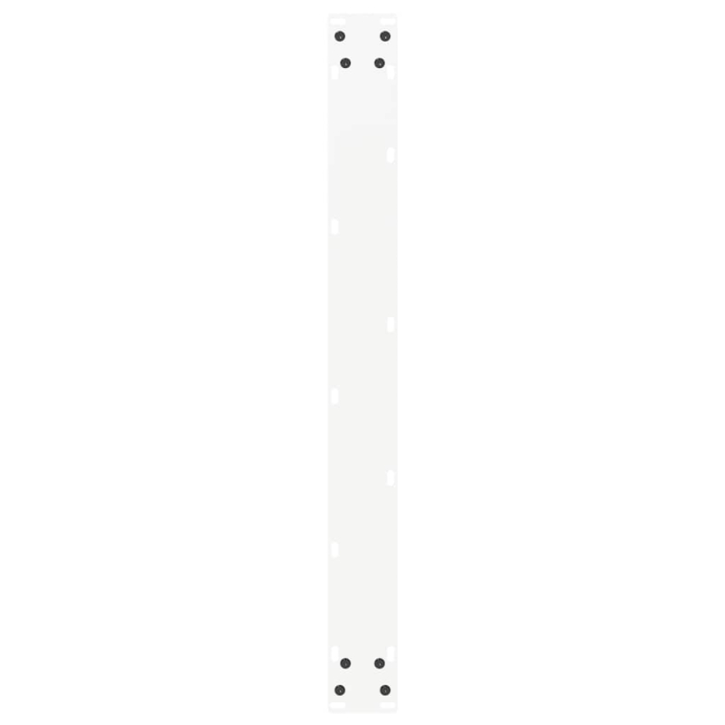 Couchtischbeine U-Form 3 Stk. Weiß 80x(72-73) cm Stahl