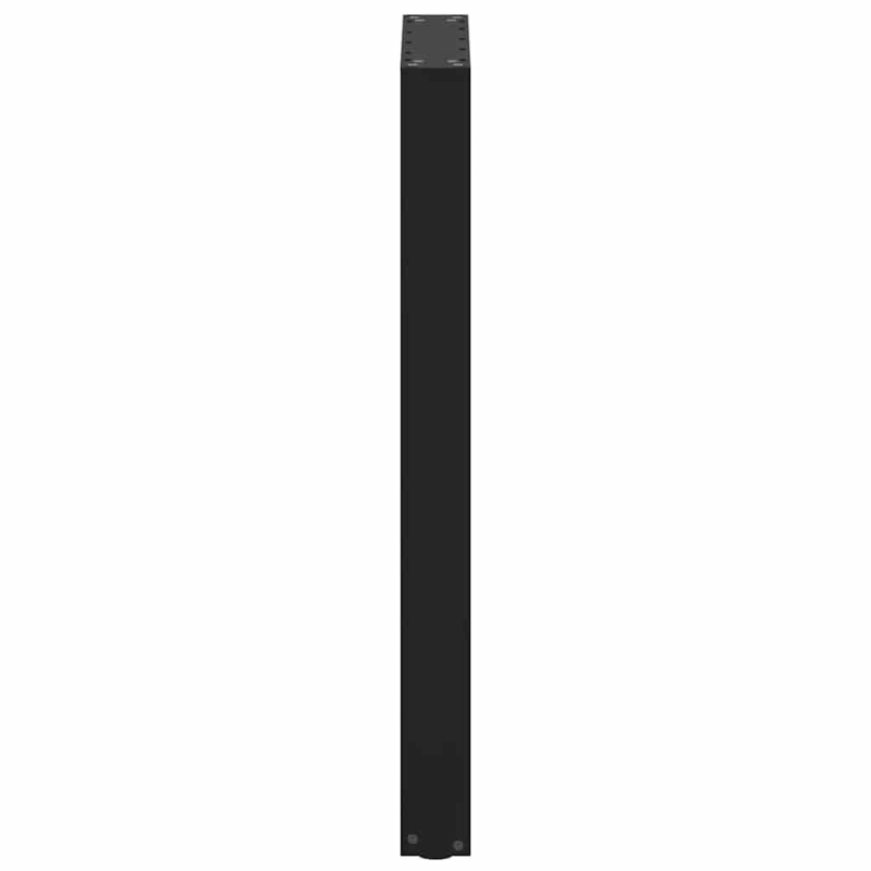 Couchtischbeine U-Form 2 Stk. Schwarz 50x(90-91) cm Stahl