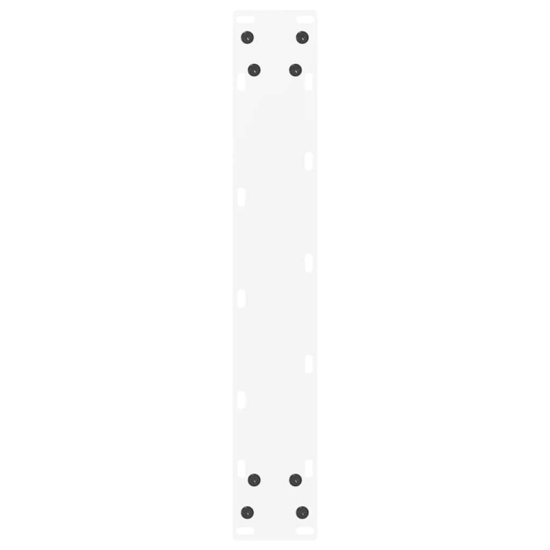 Couchtischbeine U-Form 2 Stk. Weiß 40x(100-101) cm Stahl