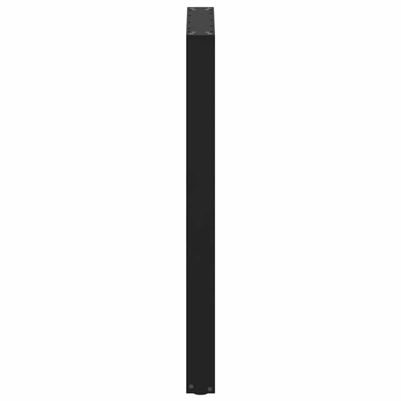 Couchtischbeine U-Form 2 Stk. Schwarz 60x(100-101) cm Stahl