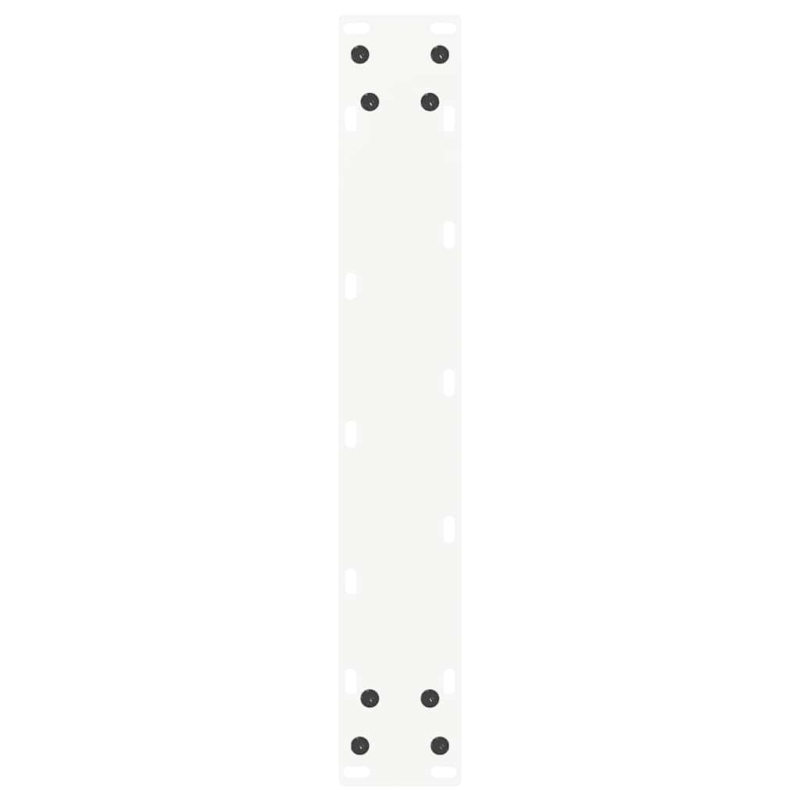 Couchtischbeine U-Form 2 Stk. Weiß 40x(110-111) cm Stahl