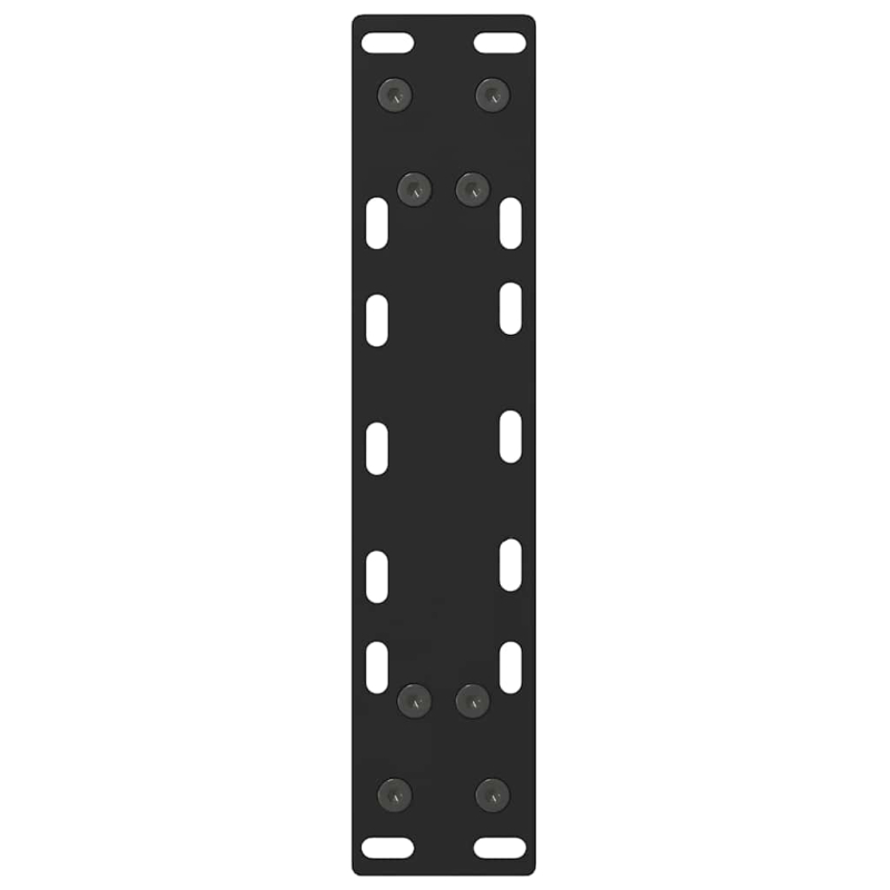 Couchtischbeine Schwarz 2 Stk. 38x(42-43) cm Stahl