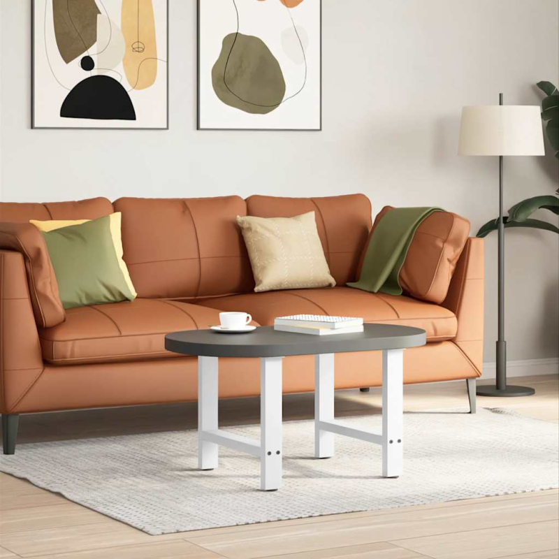 Couchtischbeine Weiß 2 Stk. 42×50 cm Stahl