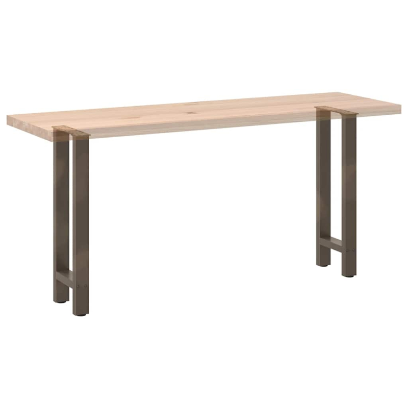 Couchtischbeine Naturstahl 2 Stk. 38x(72-73) cm Stahl