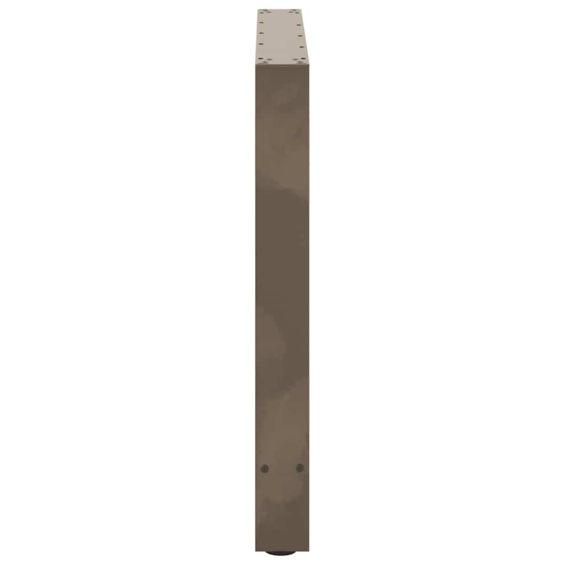 Couchtischbeine Naturstahl 2 Stk. 80x(72-73) cm Stahl