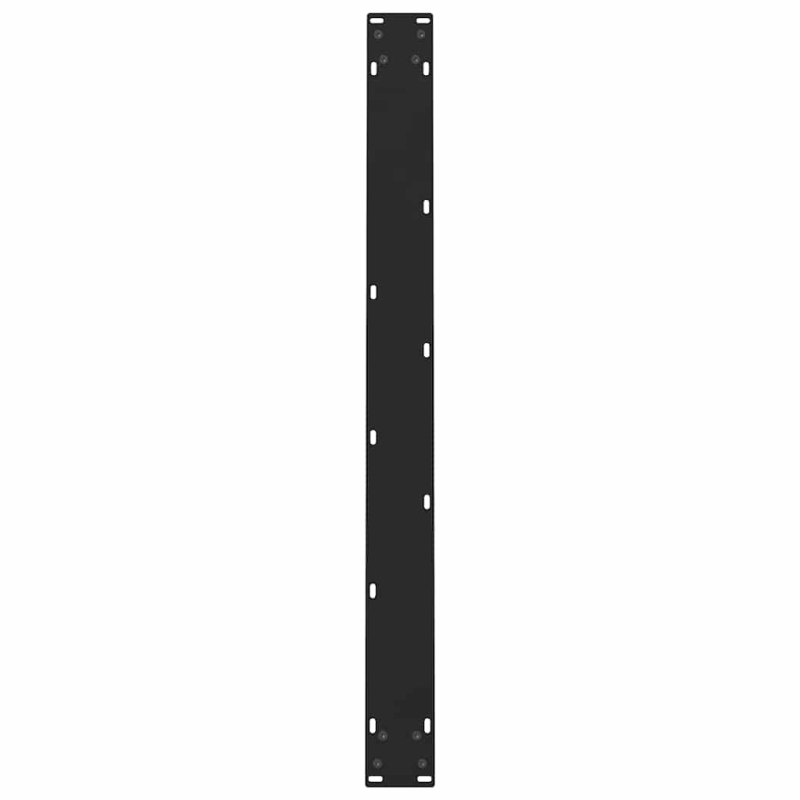 Couchtischbeine Schwarz 2 Stk. 90x(72-73) cm Stahl