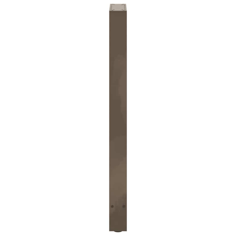 Couchtischbeine Naturstahl 2 Stk. 40x(100-101) cm Stahl