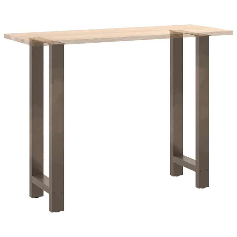Couchtischbeine Naturstahl 2 Stk. 50x(100-101) cm Stahl