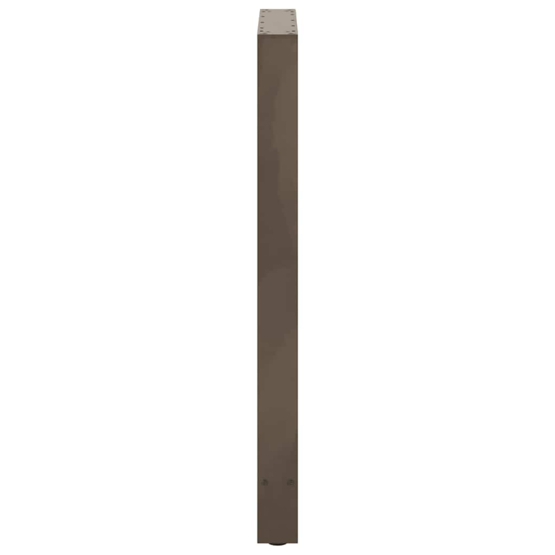 Couchtischbeine Naturstahl 2 Stk. 60x(100-101) cm Stahl