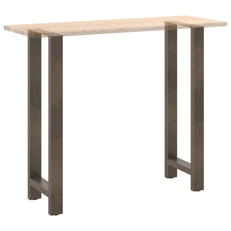 Couchtischbeine Naturstahl 2 Stk. 40x(110-111) cm Stahl