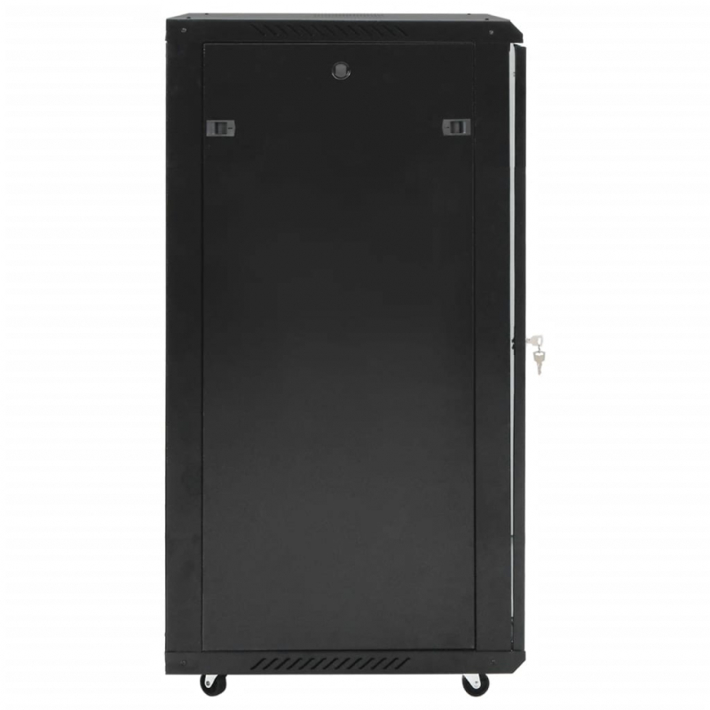 22U Netzwerkschrank 19 IP20 Schwarz 60x60x120 cm