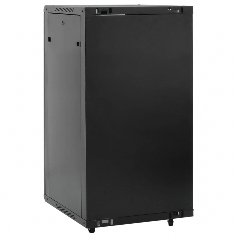 22U Netzwerkschrank 19 IP20 Schwarz 60x60x120 cm