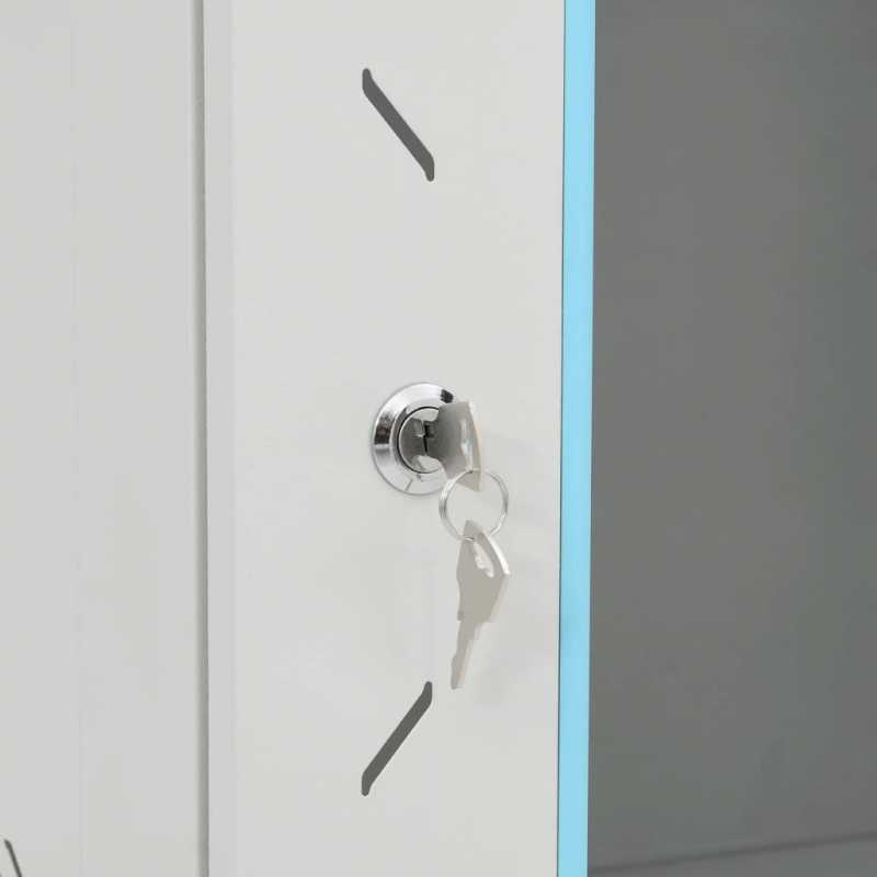 22U Netzwerkschrank 19 IP20 Grau 60x60x120 cm