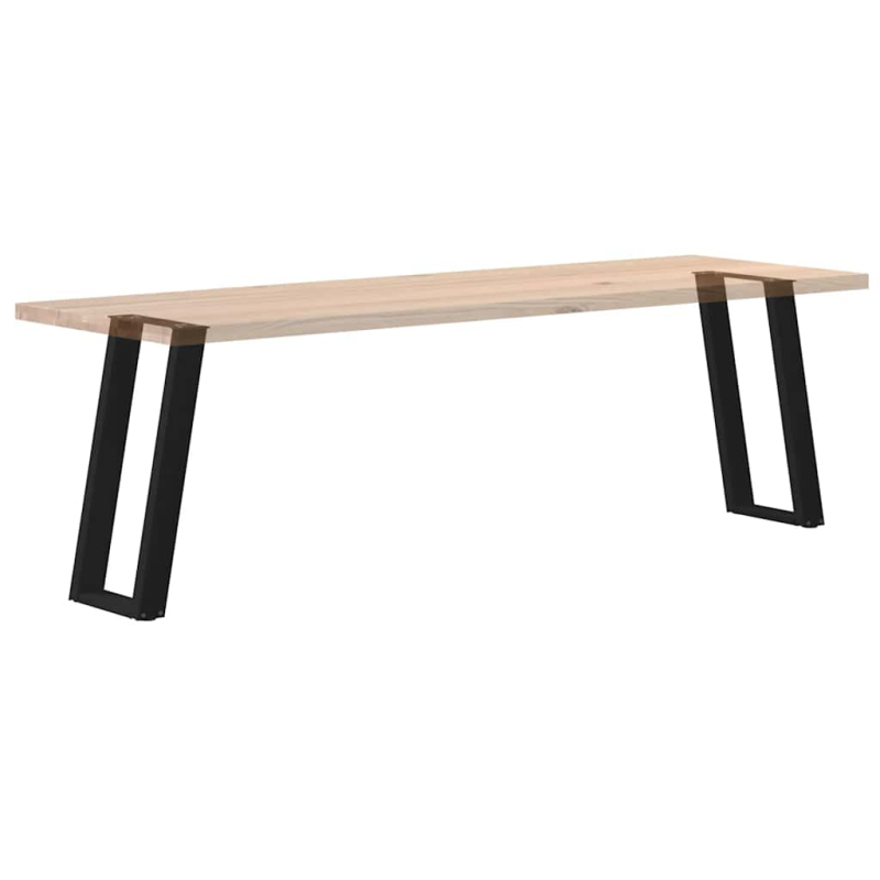 Konsolentischbeine U-Form 2 Stk. Schwarz 28x(72-73) cm Stahl