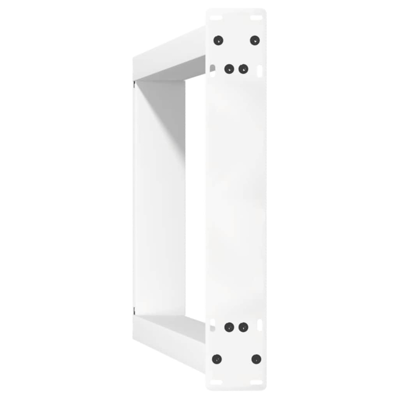 Konsolentischbeine U-Form 2 Stk. Weiß 28x(72-73) cm Stahl