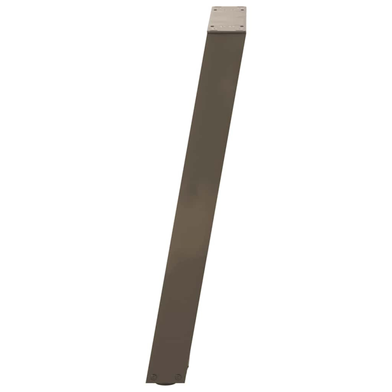 Konsolentischbeine U-Form 2 Stk. Naturstahl 28x(72-73) cm Stahl