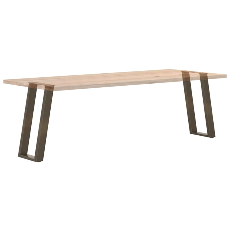 Konsolentischbeine U-Form 2 Stk. Naturstahl 28x(72-73) cm Stahl