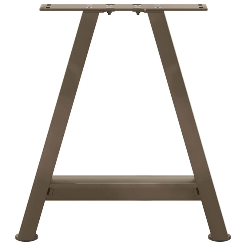Couchtischbeine A-Form 2 Stk. 38x(42-43) cm Stahl