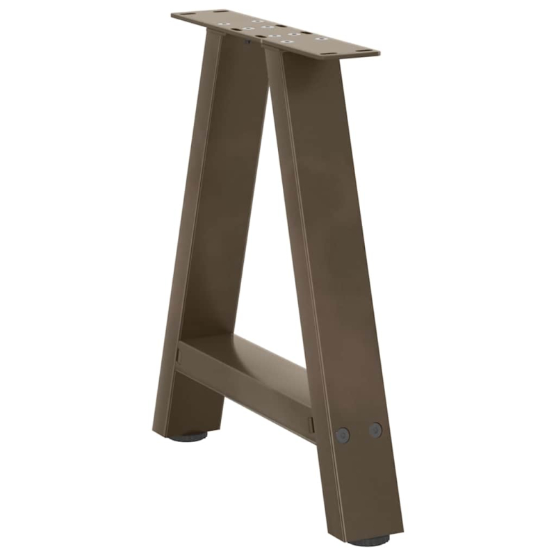 Couchtischbeine A-Form 2 Stk. 50x(42-43) cm Stahl