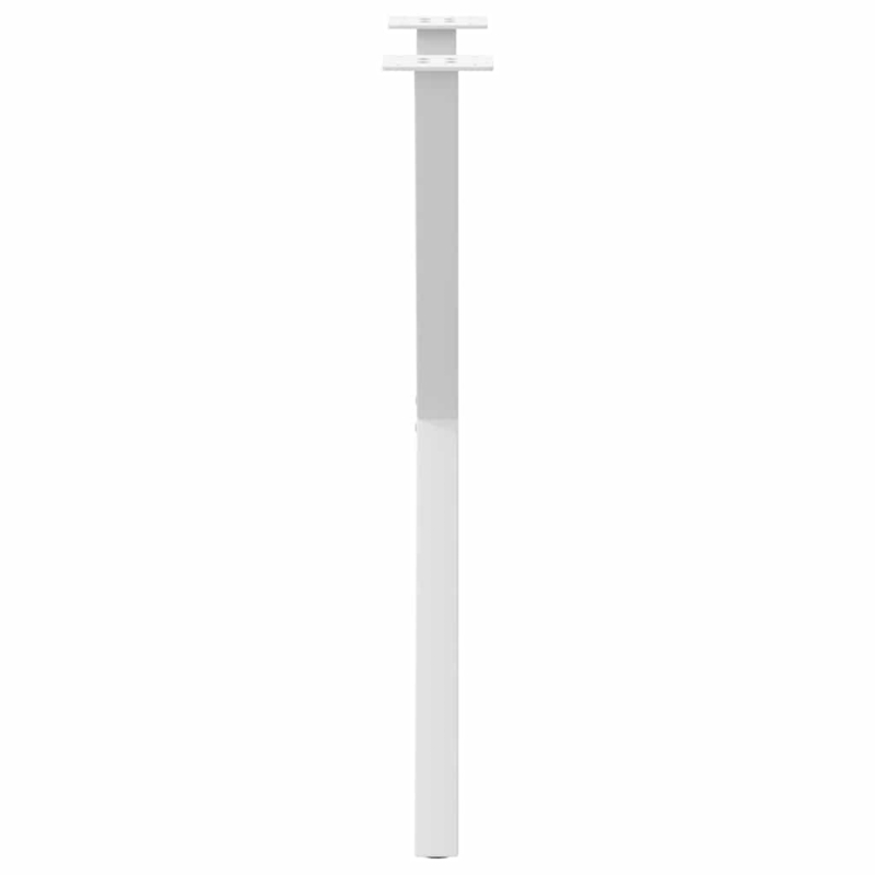 Esstischbeine X-Form 2 Stk. Weiß 57x(72-73) cm Stahl