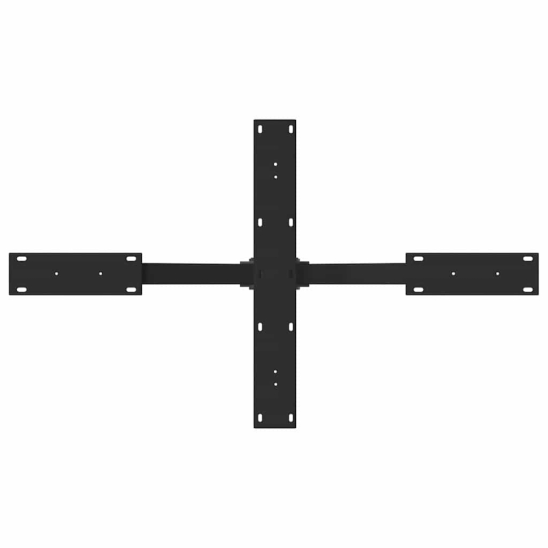 Couchtischbein in Spinnenform Schwarz 98x58x(42-43) cm Stahl