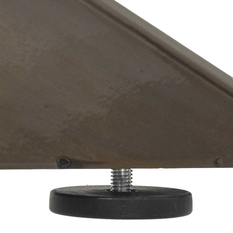 Esstischbein in Spinnenform Naturstahl 120x68x(72-73) cm Stahl