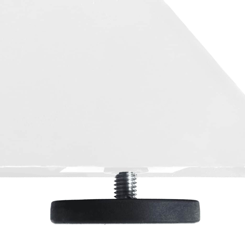 Esstischbein in Spinnenform Weiß 150x78x(72-73) cm Stahl