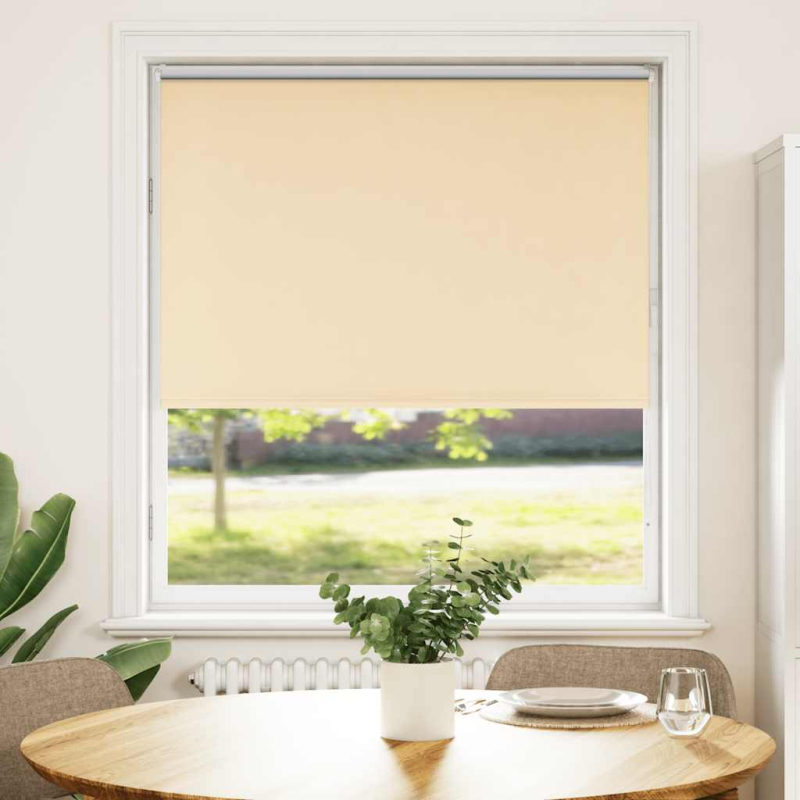 Verdunkelungsrollo Beige 105x130 cm Stoffbreite 100,7 cm