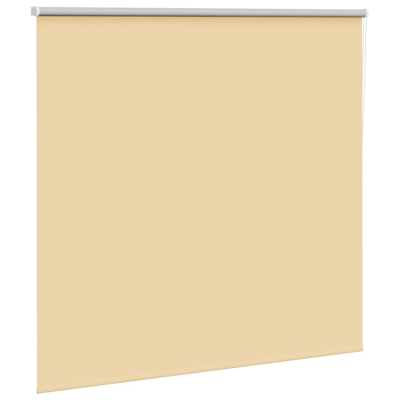 Verdunkelungsrollo Beige 145x130 cm Stoffbreite 141,6 cm