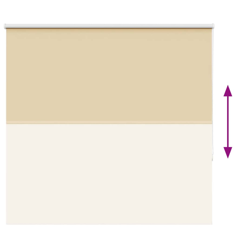 Verdunkelungsrollo Beige 165x130 cm Stoffbreite 161,6 cm