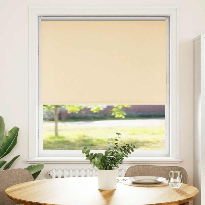 Verdunkelungsrollo Beige 105x150 cm Stoffbreite 100,7 cm