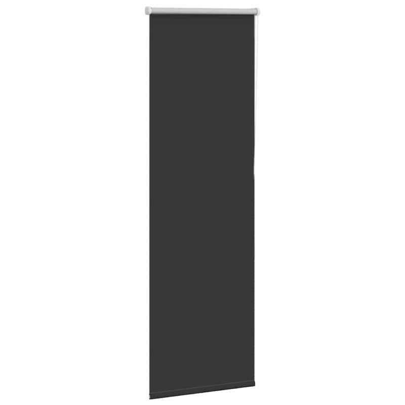 Verdunkelungsrollo Schwarz 50x175 cm Stoffbreite 45,7 cm