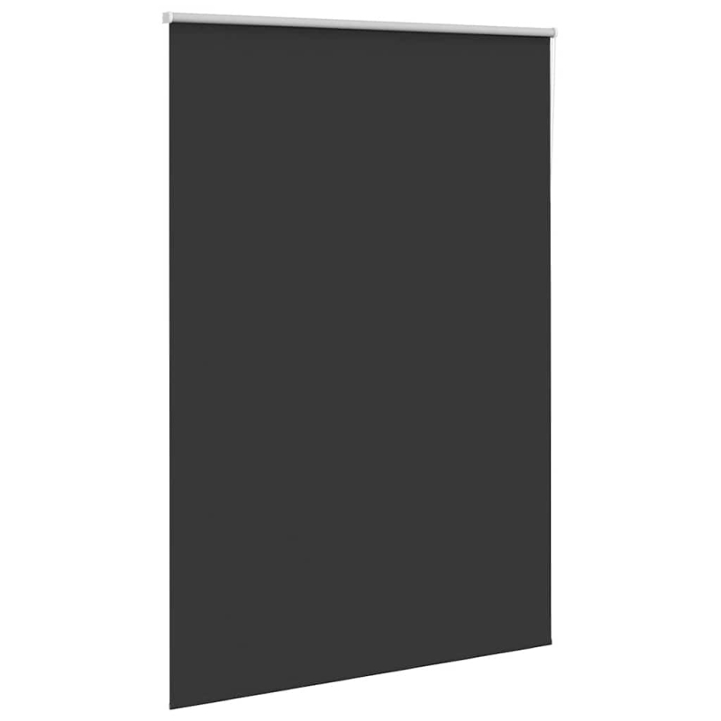 Verdunkelungsrollo Schwarz 165x210 cm Stoffbreite 161,6 cm