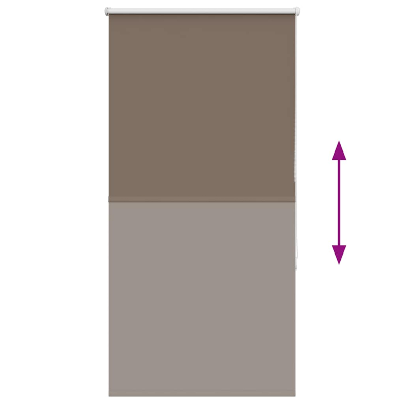 Verdunkelungsrollo Kaffeebraun 85x130cm Stoffbreite 80,7 cm