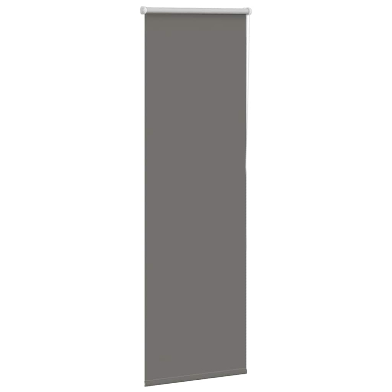 Verdunkelungsrollo Grau 50x175 cm Stoffbreite 45,7 cm Polyester