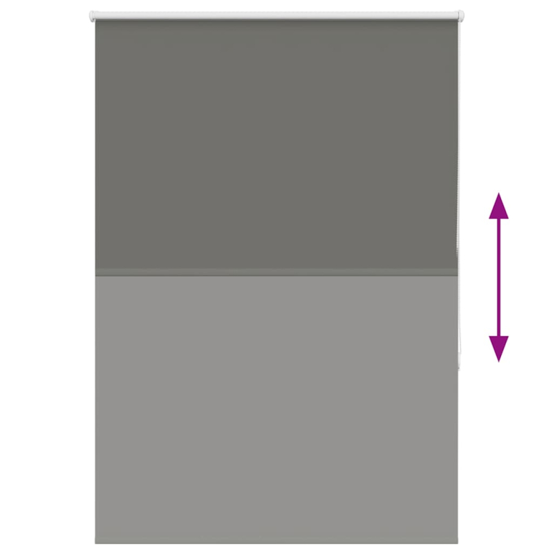 Verdunkelungsrollo Grau 110x175cm Stoffbreite 105,7cm Polyester