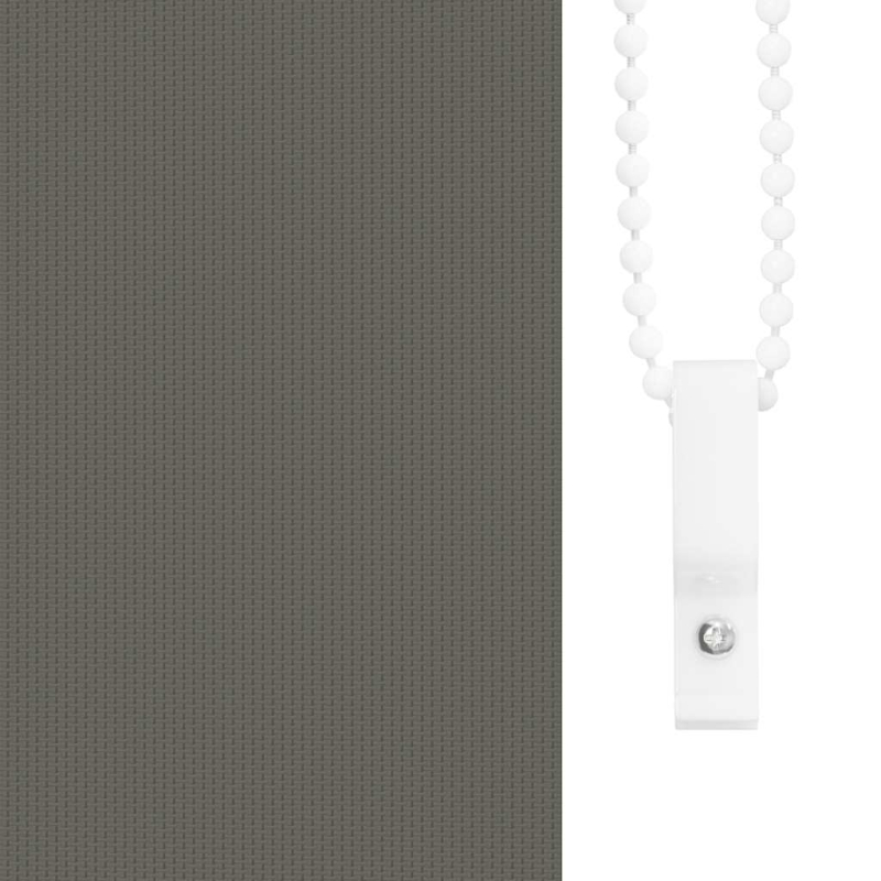Verdunkelungsrollo Grau 115x230cm Stoffbreite 110,7cm Polyester