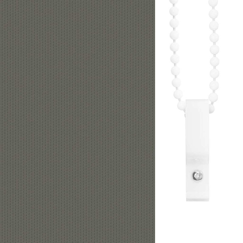 Verdunkelungsrollo Grau 120x230cm Stoffbreite 116,6cm Polyester